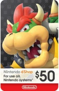 Código Nintendo Eshop $50 para cuentas de EEUU (Digital)