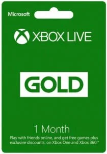 Xbox Live Gold 1 Mes EEUU