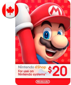 Código Nintendo Eshop $20 para cuentas de Canada (Digital)