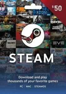 Steam Wallet $50 USD EEUU
