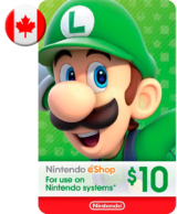 Nintendo eShop $10 CAD CANADA