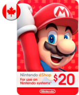 Nintendo eShop $20 CAD CANADA