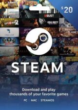 Steam Wallet $20 USD (~ $18.500 CLP)