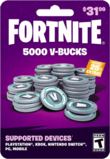 Fortnite US$40 (5000 Pavos vBucks)