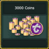 3000 Tibia Coins