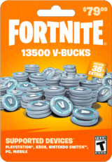 Fortnite US$100 (13500 v Bucks)