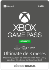 Xbox Game Pass Ultimate 3 Meses Chile